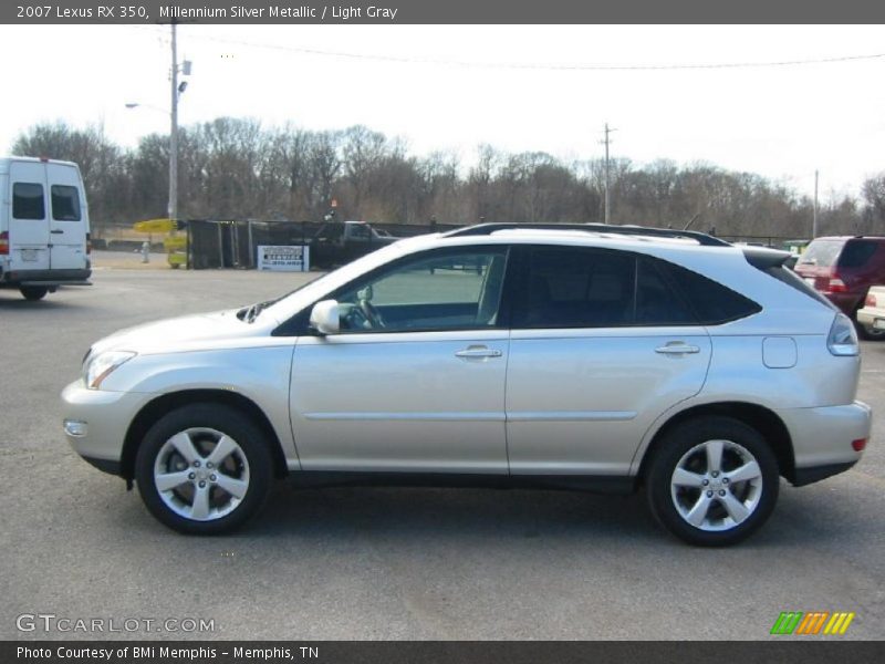 Millennium Silver Metallic / Light Gray 2007 Lexus RX 350