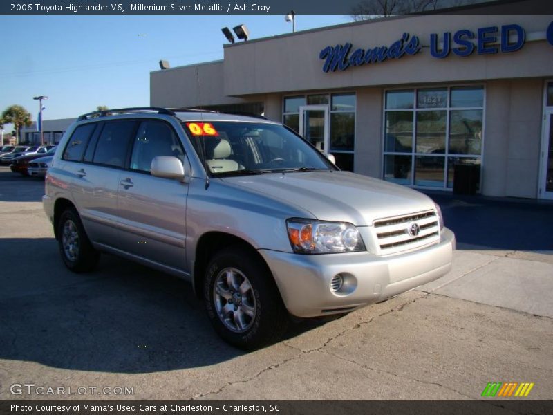 Millenium Silver Metallic / Ash Gray 2006 Toyota Highlander V6