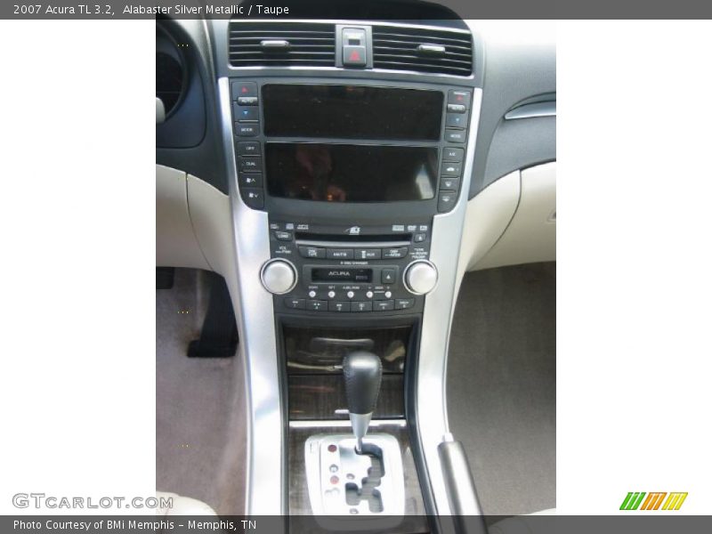 Alabaster Silver Metallic / Taupe 2007 Acura TL 3.2
