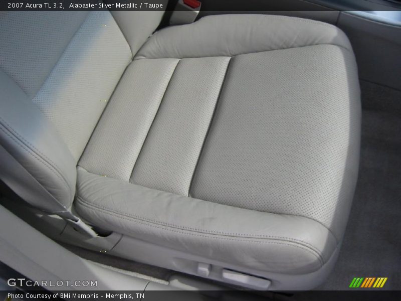 Alabaster Silver Metallic / Taupe 2007 Acura TL 3.2