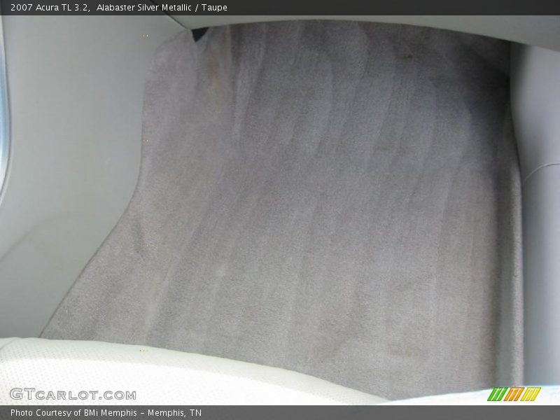 Alabaster Silver Metallic / Taupe 2007 Acura TL 3.2