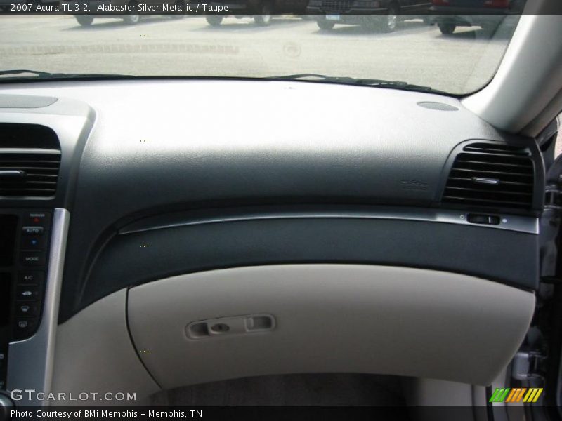 Alabaster Silver Metallic / Taupe 2007 Acura TL 3.2