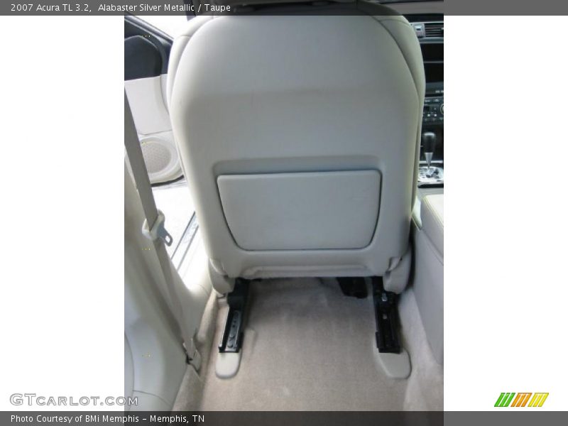 Alabaster Silver Metallic / Taupe 2007 Acura TL 3.2