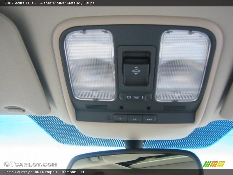Alabaster Silver Metallic / Taupe 2007 Acura TL 3.2