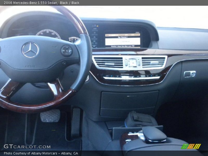 Black / Black 2008 Mercedes-Benz S 550 Sedan
