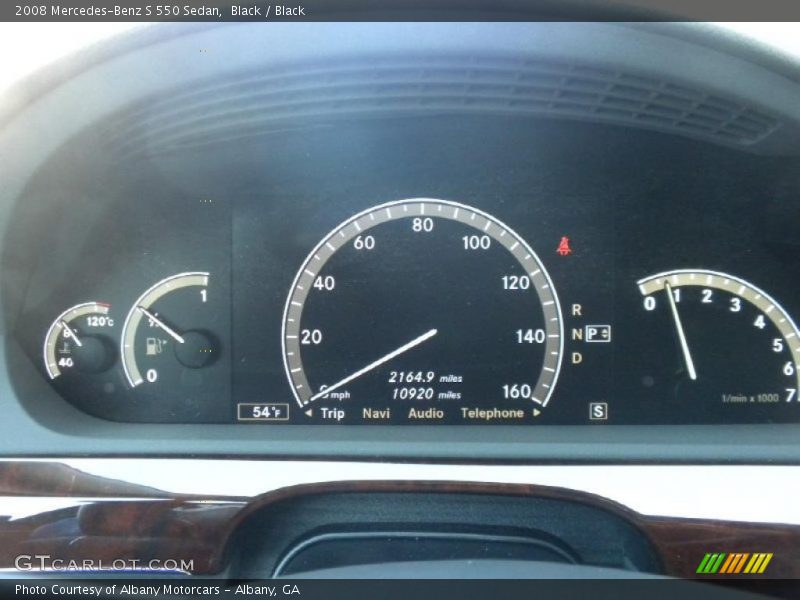 Black / Black 2008 Mercedes-Benz S 550 Sedan