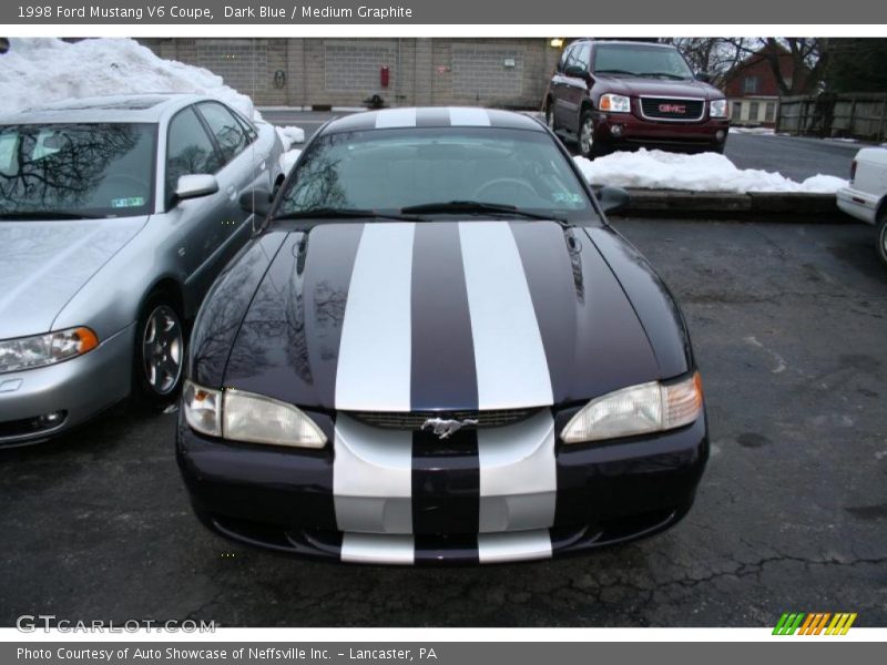 Dark Blue / Medium Graphite 1998 Ford Mustang V6 Coupe