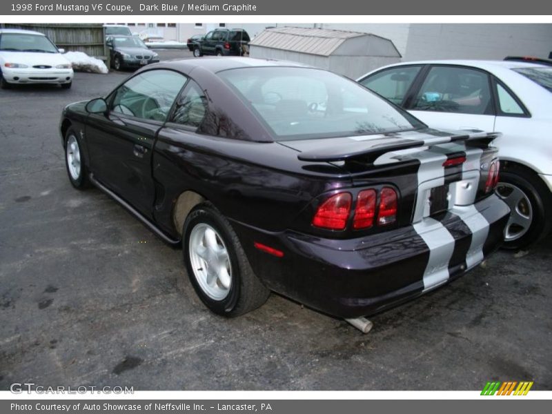 Dark Blue / Medium Graphite 1998 Ford Mustang V6 Coupe