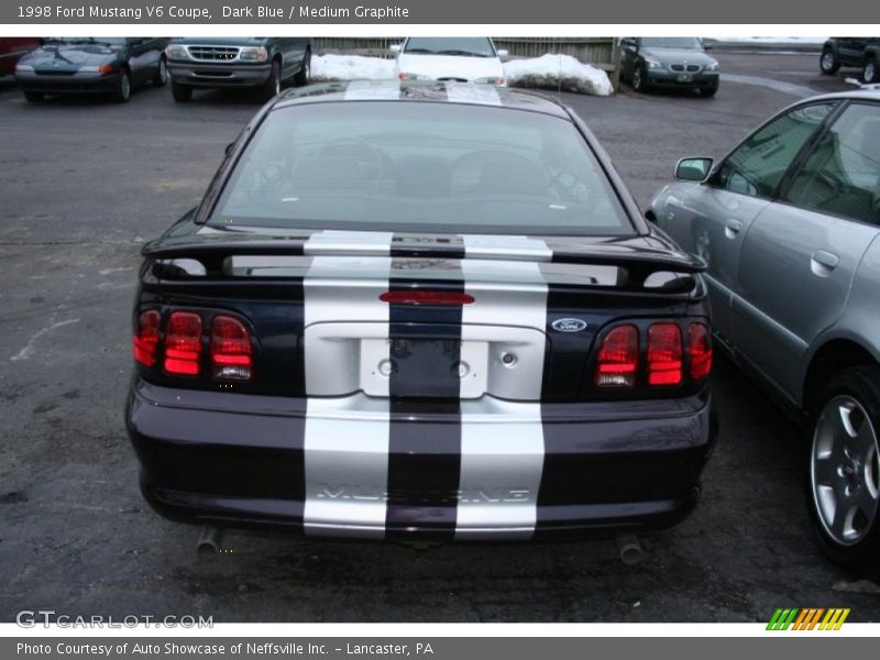 Dark Blue / Medium Graphite 1998 Ford Mustang V6 Coupe