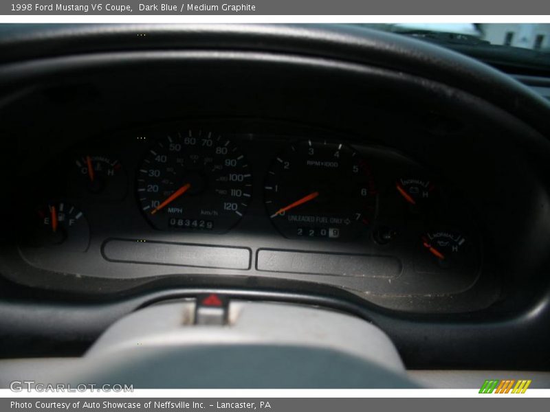 Dark Blue / Medium Graphite 1998 Ford Mustang V6 Coupe