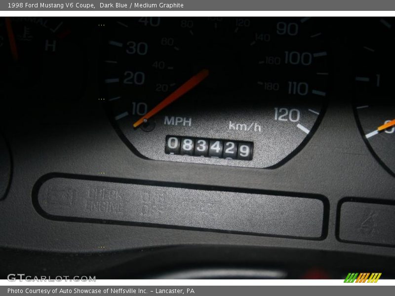 Dark Blue / Medium Graphite 1998 Ford Mustang V6 Coupe