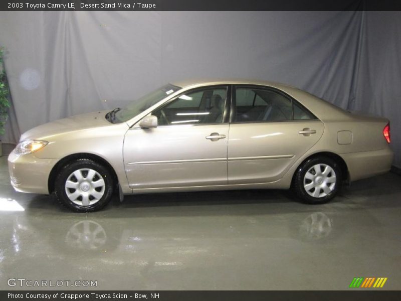Desert Sand Mica / Taupe 2003 Toyota Camry LE