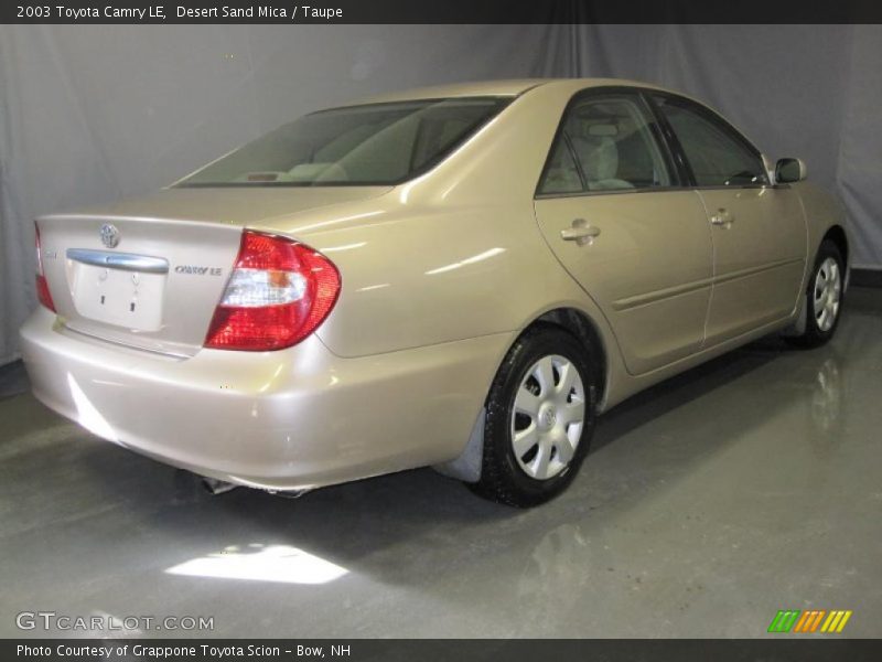 Desert Sand Mica / Taupe 2003 Toyota Camry LE