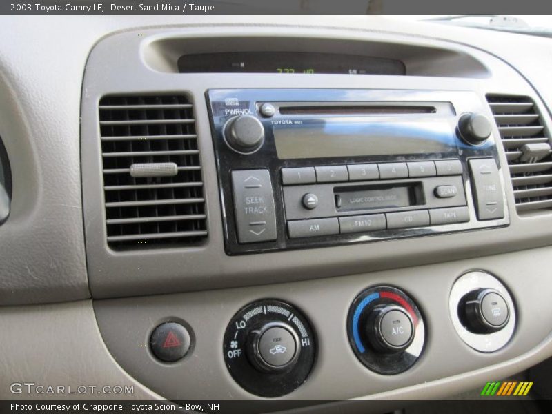 Desert Sand Mica / Taupe 2003 Toyota Camry LE