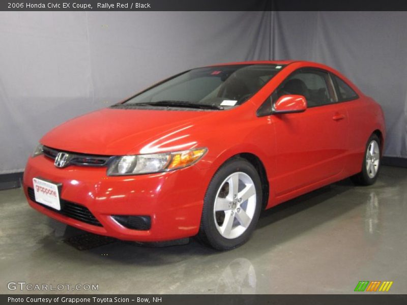 Rallye Red / Black 2006 Honda Civic EX Coupe