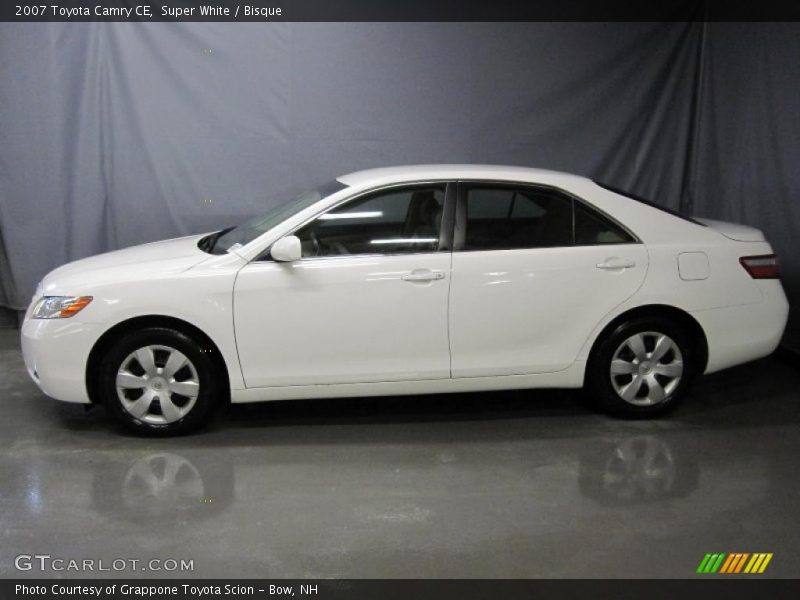 Super White / Bisque 2007 Toyota Camry CE