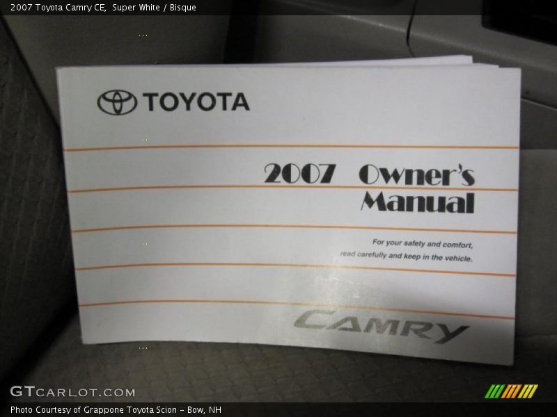 Super White / Bisque 2007 Toyota Camry CE