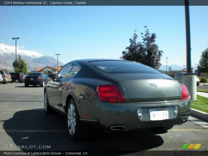 Cypress Green / Saddle 2004 Bentley Continental GT