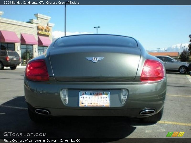 Cypress Green / Saddle 2004 Bentley Continental GT