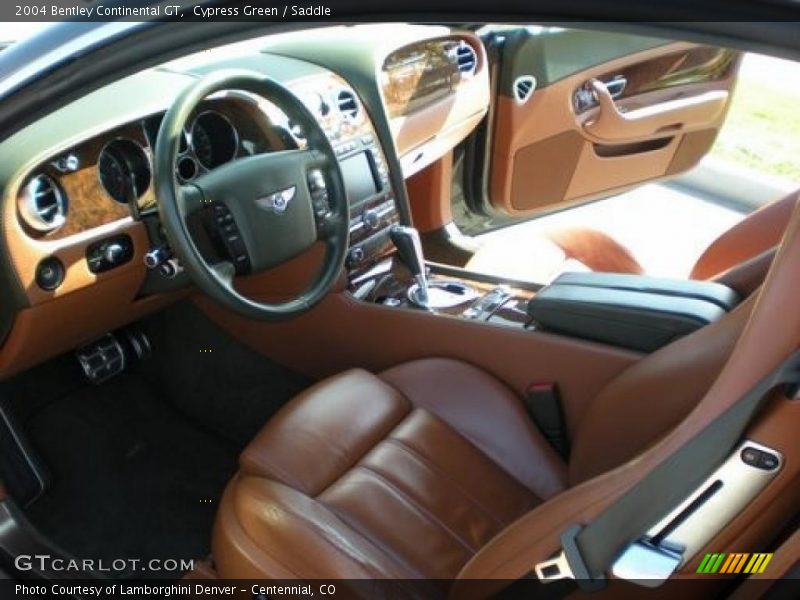 Cypress Green / Saddle 2004 Bentley Continental GT