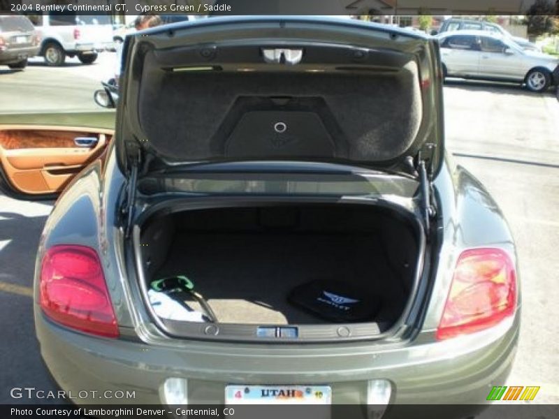 Cypress Green / Saddle 2004 Bentley Continental GT