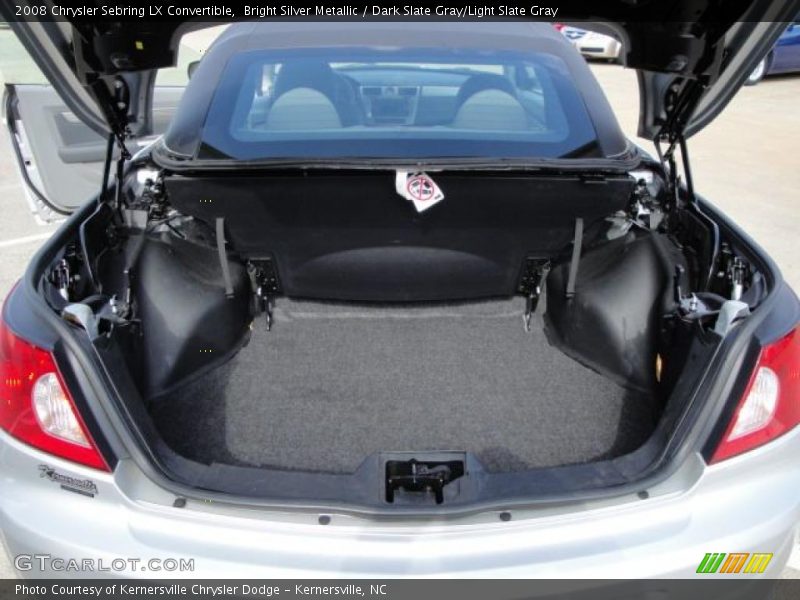 Bright Silver Metallic / Dark Slate Gray/Light Slate Gray 2008 Chrysler Sebring LX Convertible