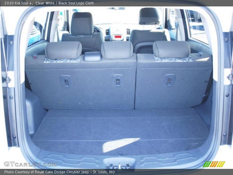 Clear White / Black Soul Logo Cloth 2010 Kia Soul +