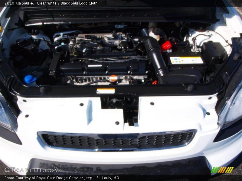 Clear White / Black Soul Logo Cloth 2010 Kia Soul +