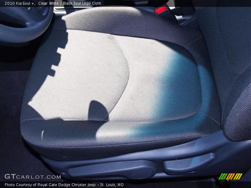 Clear White / Black Soul Logo Cloth 2010 Kia Soul +