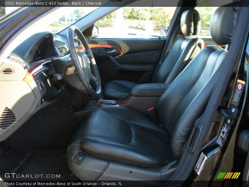 Black / Charcoal 2002 Mercedes-Benz S 430 Sedan