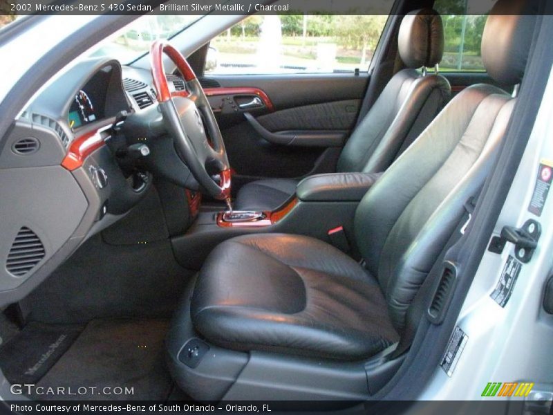 Brilliant Silver Metallic / Charcoal 2002 Mercedes-Benz S 430 Sedan
