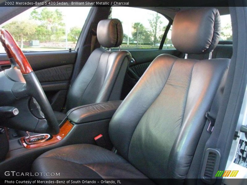 Brilliant Silver Metallic / Charcoal 2002 Mercedes-Benz S 430 Sedan