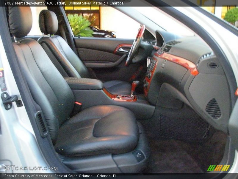 Brilliant Silver Metallic / Charcoal 2002 Mercedes-Benz S 430 Sedan