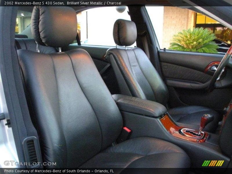 Brilliant Silver Metallic / Charcoal 2002 Mercedes-Benz S 430 Sedan