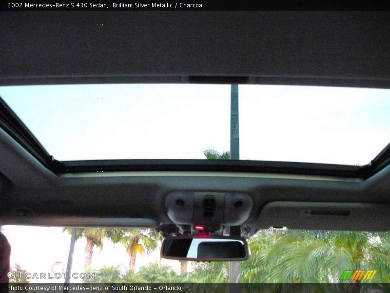 Brilliant Silver Metallic / Charcoal 2002 Mercedes-Benz S 430 Sedan