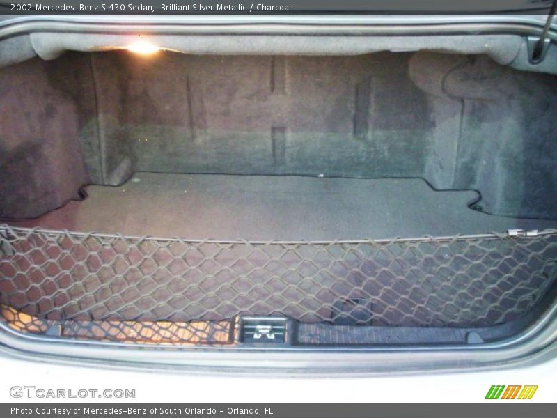 Brilliant Silver Metallic / Charcoal 2002 Mercedes-Benz S 430 Sedan