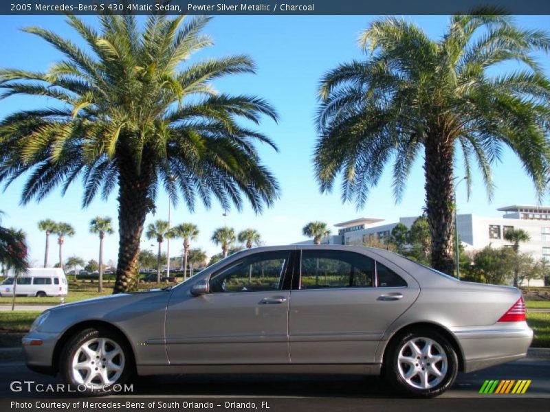 Pewter Silver Metallic / Charcoal 2005 Mercedes-Benz S 430 4Matic Sedan