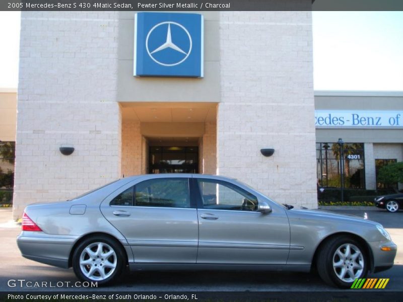 Pewter Silver Metallic / Charcoal 2005 Mercedes-Benz S 430 4Matic Sedan