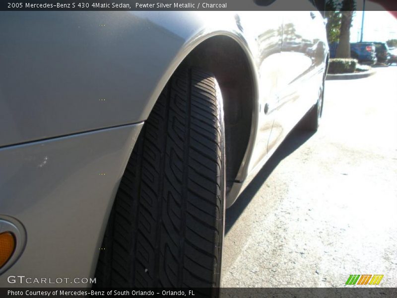 Pewter Silver Metallic / Charcoal 2005 Mercedes-Benz S 430 4Matic Sedan