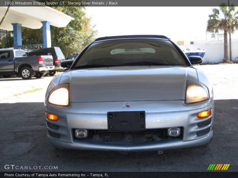 Sterling Silver Metallic / Black 2001 Mitsubishi Eclipse Spyder GT