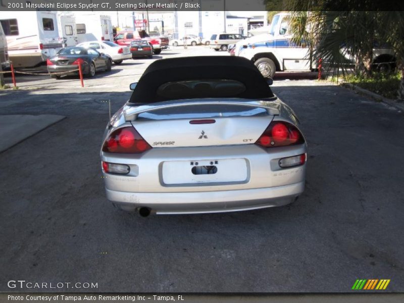 Sterling Silver Metallic / Black 2001 Mitsubishi Eclipse Spyder GT