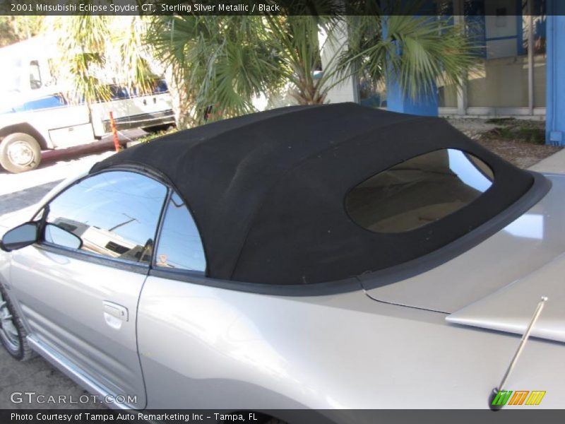 Sterling Silver Metallic / Black 2001 Mitsubishi Eclipse Spyder GT