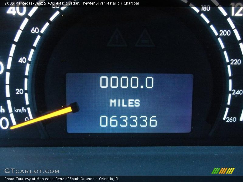 Pewter Silver Metallic / Charcoal 2005 Mercedes-Benz S 430 4Matic Sedan