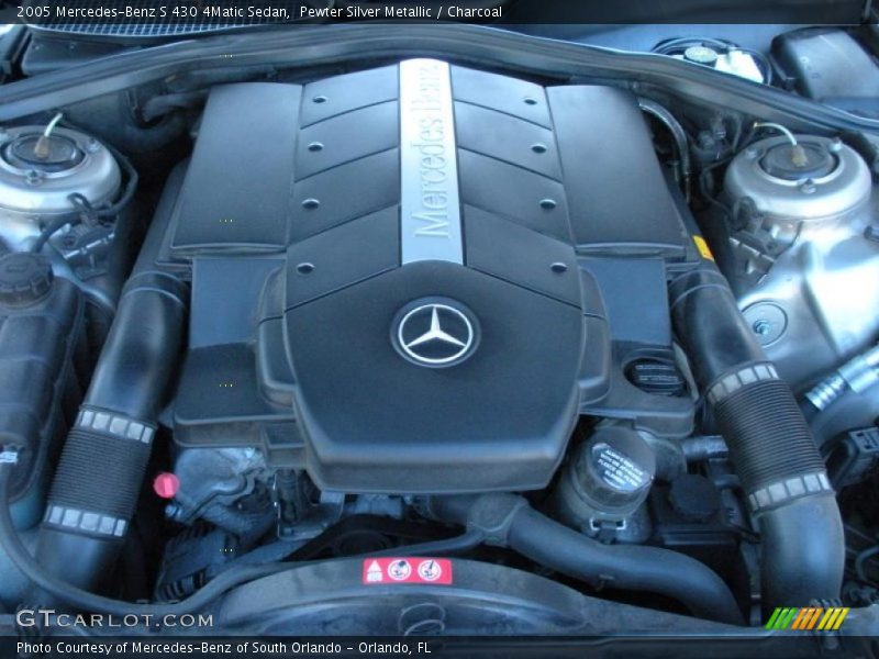 Pewter Silver Metallic / Charcoal 2005 Mercedes-Benz S 430 4Matic Sedan