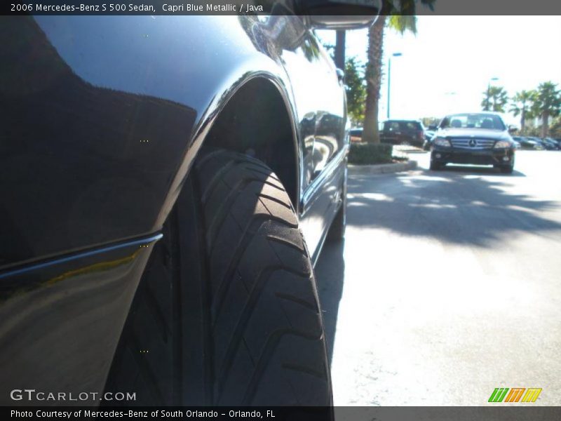 Capri Blue Metallic / Java 2006 Mercedes-Benz S 500 Sedan