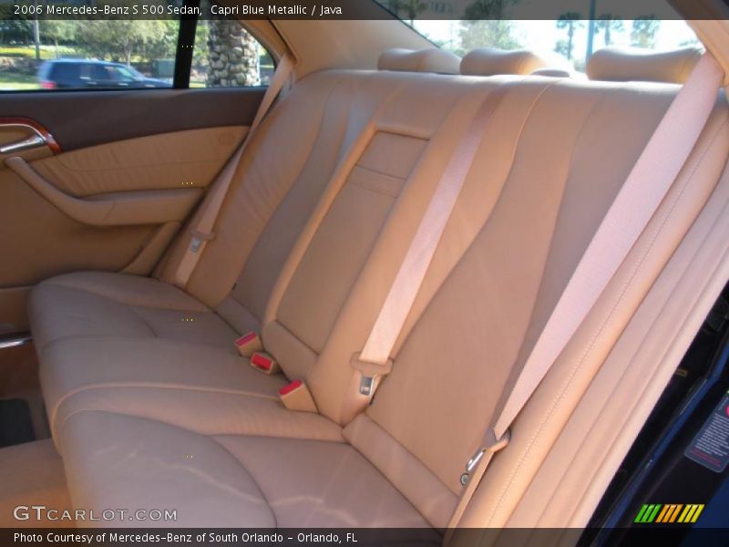 Capri Blue Metallic / Java 2006 Mercedes-Benz S 500 Sedan