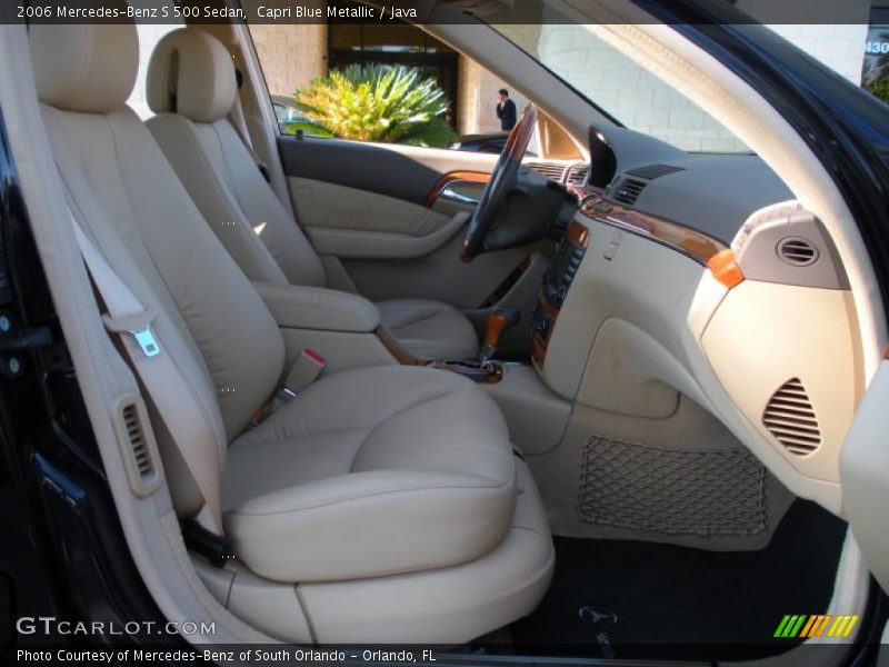 Capri Blue Metallic / Java 2006 Mercedes-Benz S 500 Sedan