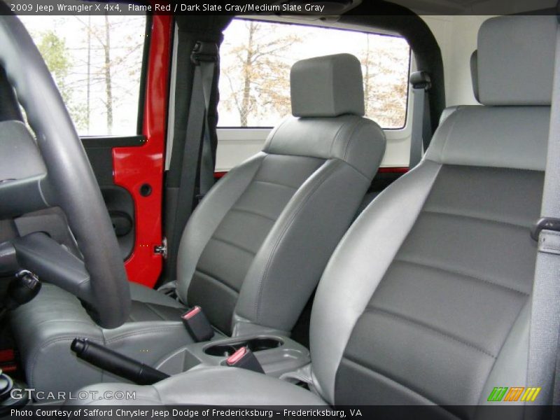Flame Red / Dark Slate Gray/Medium Slate Gray 2009 Jeep Wrangler X 4x4