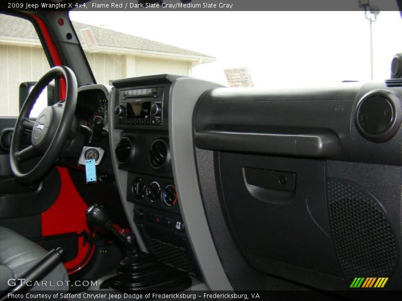 Flame Red / Dark Slate Gray/Medium Slate Gray 2009 Jeep Wrangler X 4x4