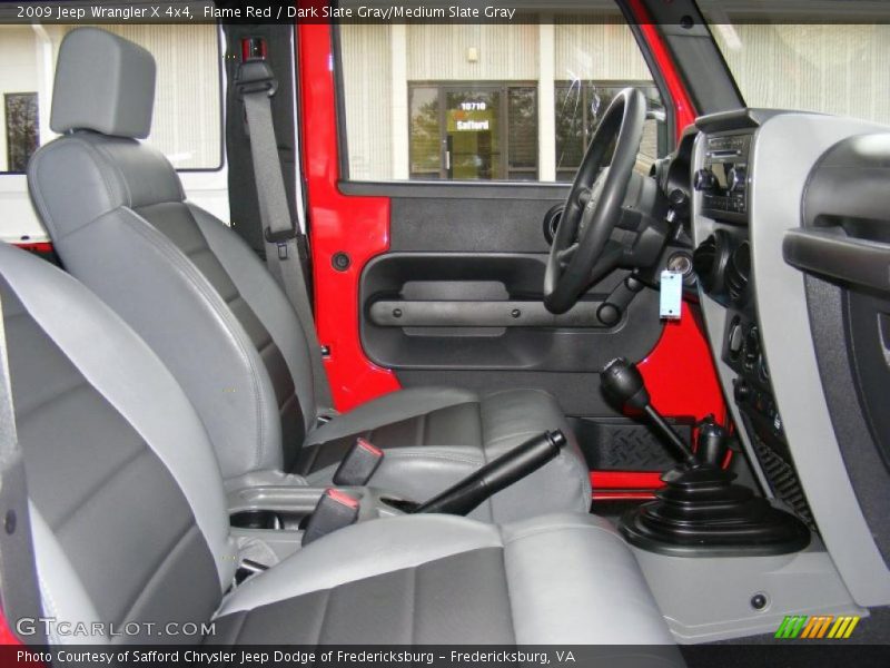 Flame Red / Dark Slate Gray/Medium Slate Gray 2009 Jeep Wrangler X 4x4